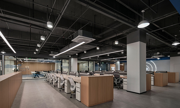 200平上海現(xiàn)代風辦公室