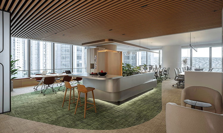 上海3A甲級寫字樓辦公室完工照 上海3A甲級寫字樓辦公室完工照